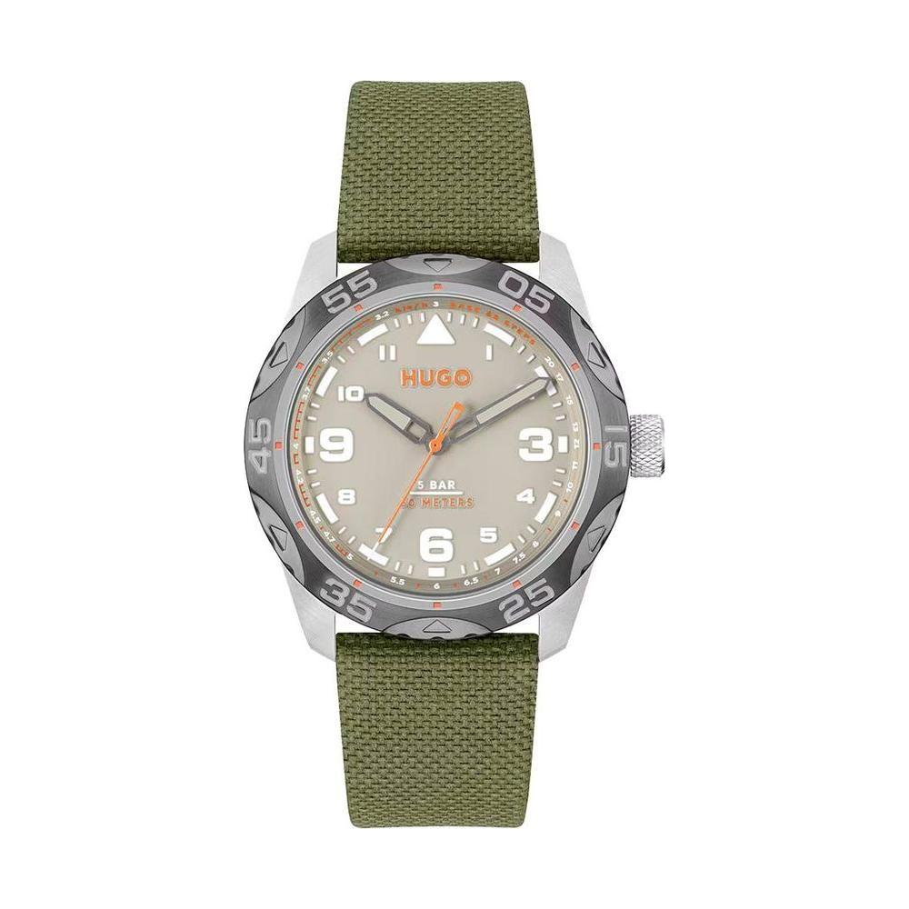 Luxour, Hugo Boss Green Fabric Watch, 