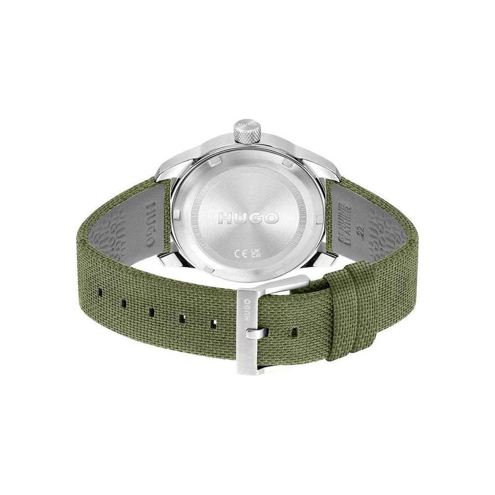Luxour, Hugo Boss Green Fabric Watch, 