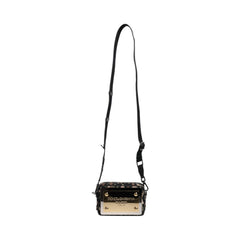 Luxour, Dolce & Gabbana Multicolor Leopard Jacquard DG Logo Crossbody Bag, 