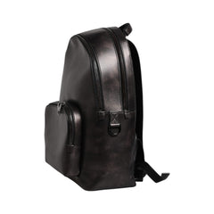 Luxour, Dolce & Gabbana Bronze Leather School Travel Backpack Bag, 