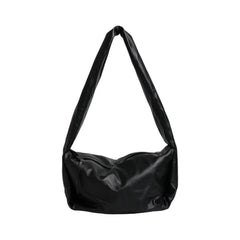 Luxour, Dolce & Gabbana Black Leather Logo Plaque Shoulder Bag, 