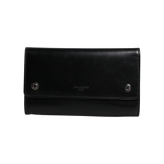 Luxour, Dolce & Gabbana Black Leather Logo Embossed Crossbody Bag, 
