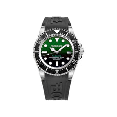 Luxour, Bobroff Black Rubber Watch, 