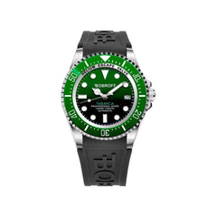 Luxour, Bobroff Black Rubber Watch, 