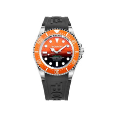 Luxour, Bobroff Black Rubber Watch, 