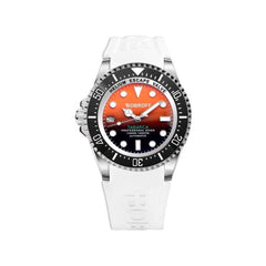 Luxour, Bobroff White Rubber Watch, 