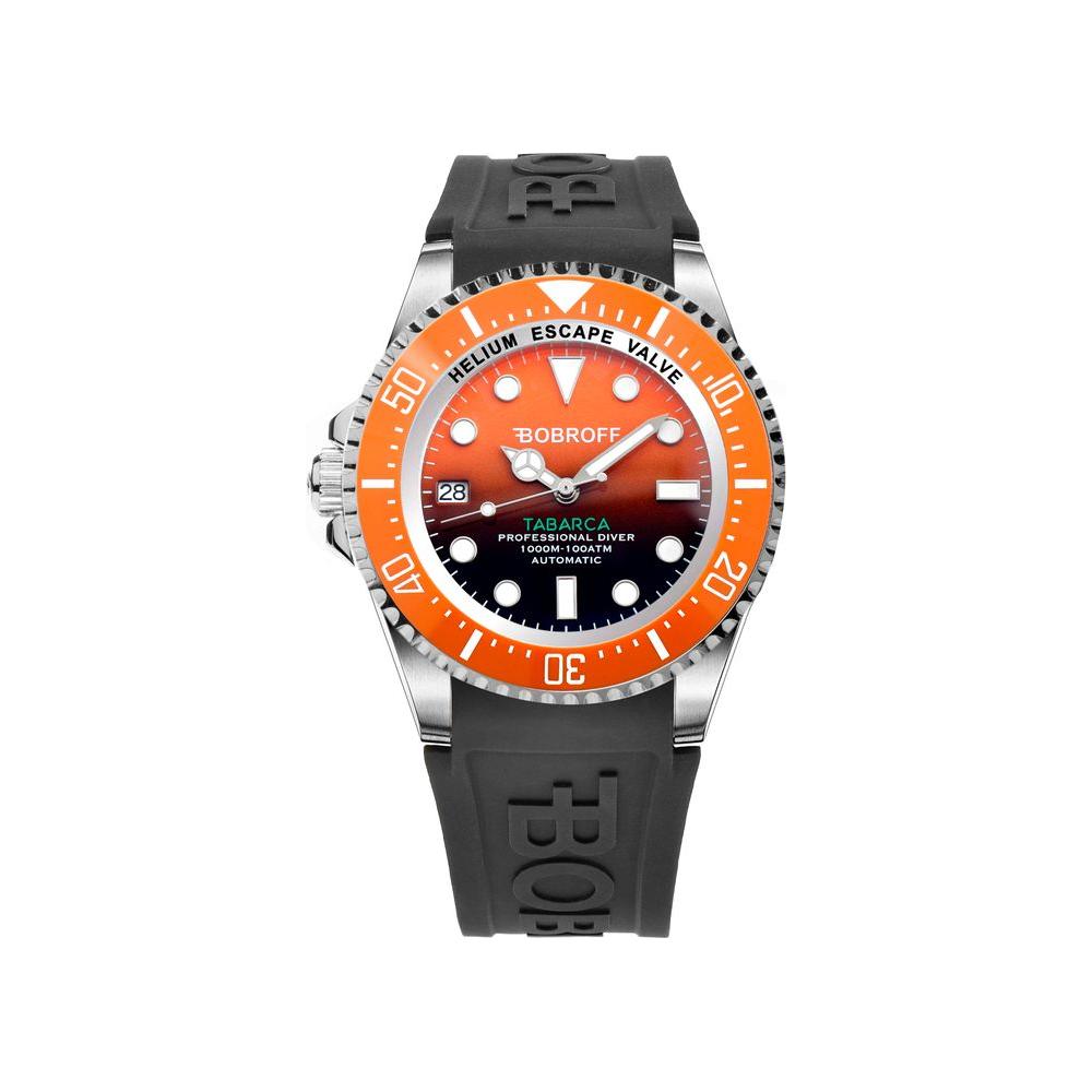 Luxour, Bobroff Black Rubber Watch, 