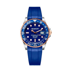 Luxour, Bobroff Black Rubber Watch, 