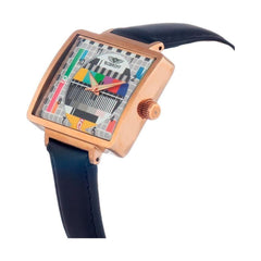 Luxour, Bobroff Black Leather Watch, 