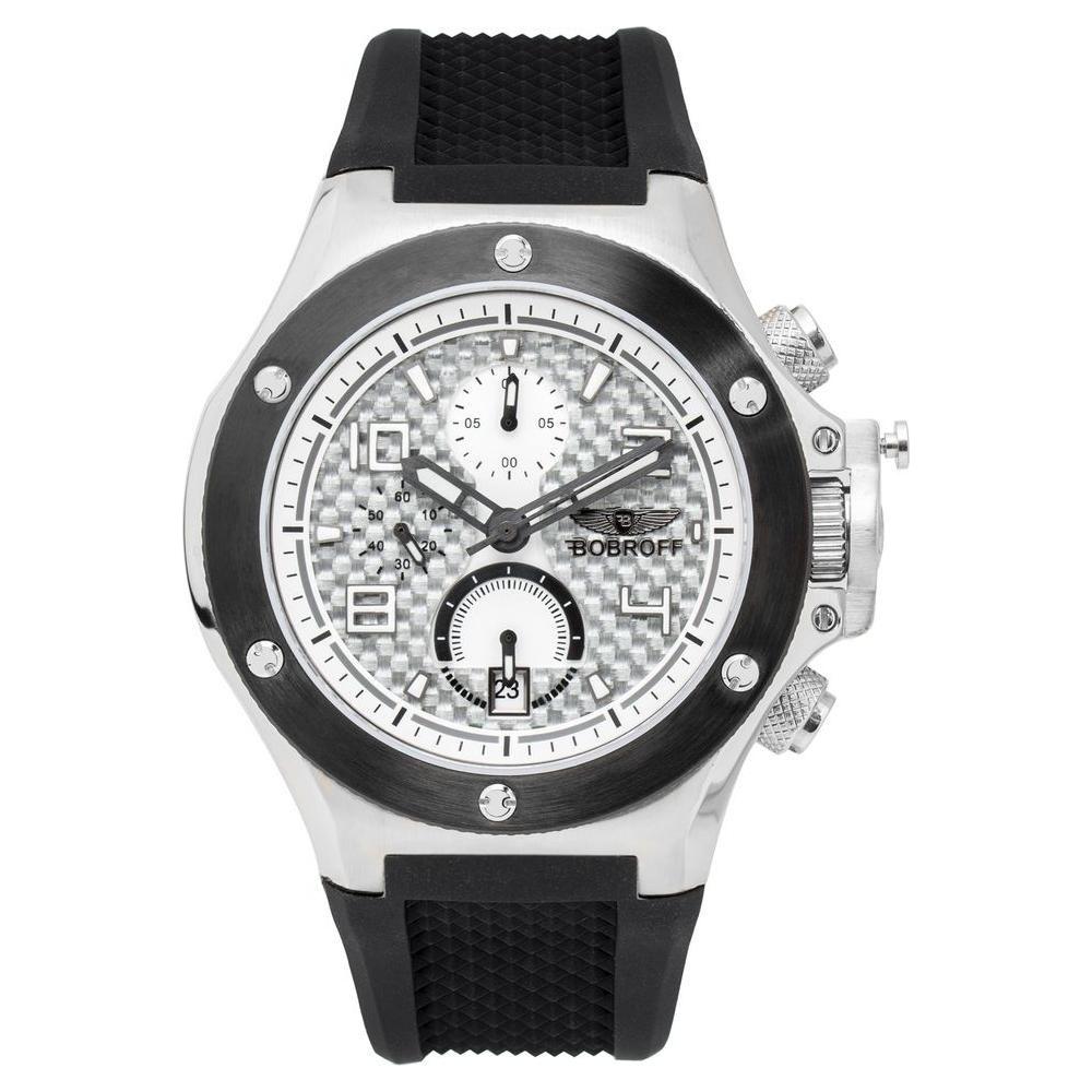 Luxour, Bobroff Black Rubber Watch, 