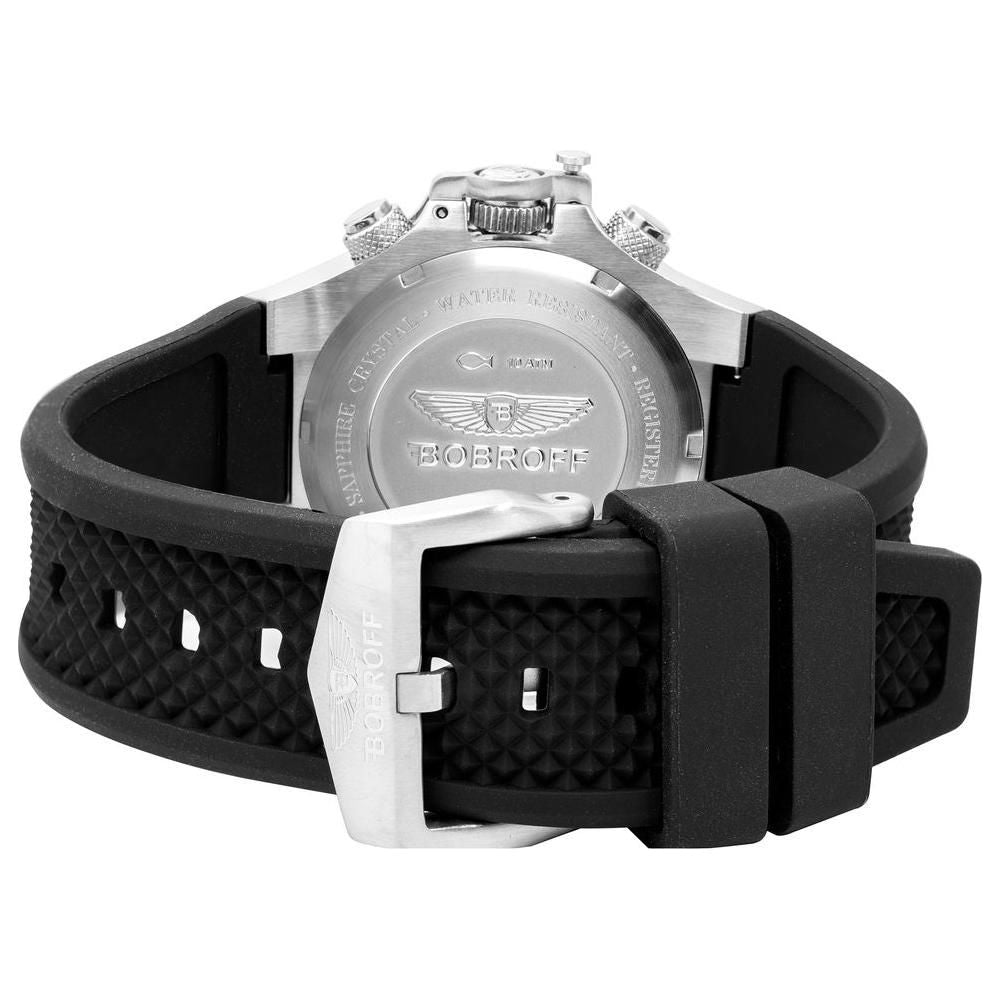 Luxour, Bobroff Black Rubber Watch, 
