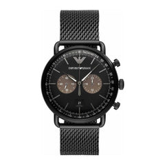 Luxour, Armani Black Steel Watch, 