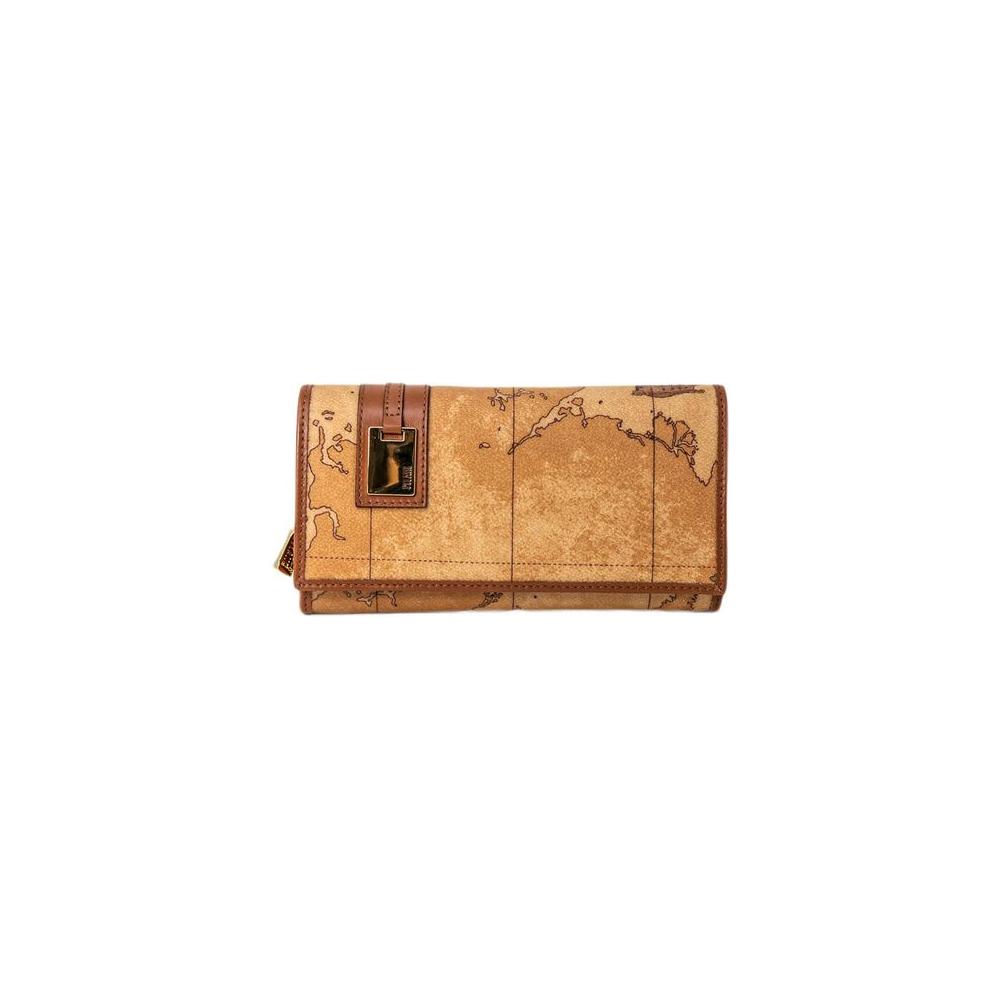 Luxour, Alviero Martini Prima Classe Beige Leather Wallet, 