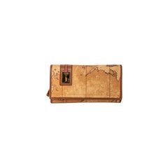 Luxour, Alviero Martini Prima Classe Beige Leather Wallet, 