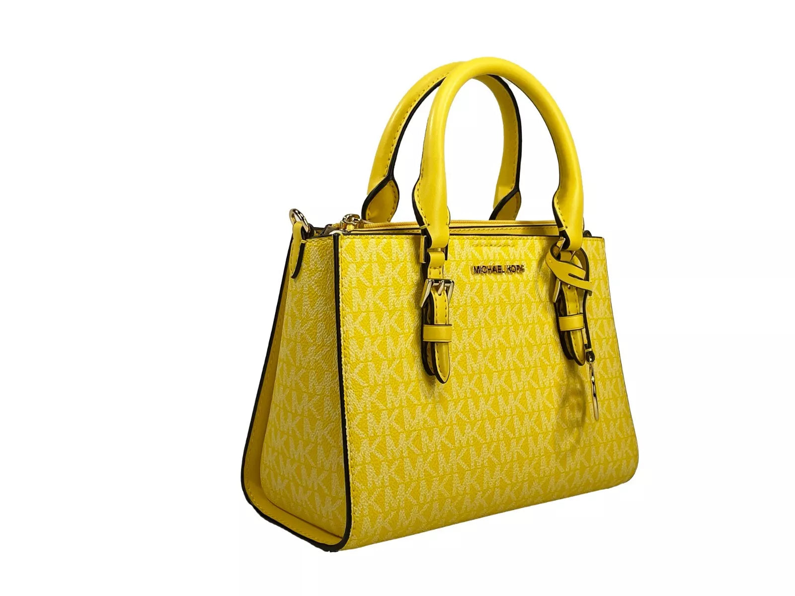 Luxour, Michael Kors Charlotte 3 in 1 Satchel Bag Crossbody Golden Yellow, 
