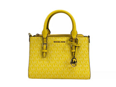 Luxour, Michael Kors Charlotte 3 in 1 Satchel Bag Crossbody Golden Yellow, 