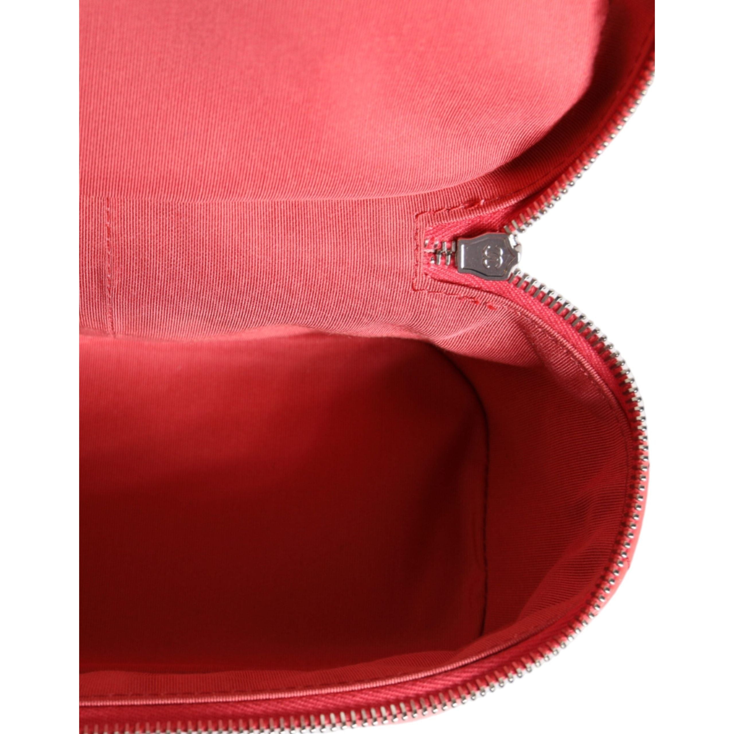 Luxour, Chanel Pink Vinyl Leather Backpack Purse Bag, 
