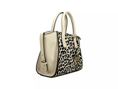 Luxour, Michael Kors Avril XS Cream Cheetah Satchel Crossbody Bag Purse, 