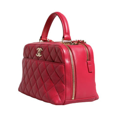 Luxour, Chanel Pink Seal Matelasse Chain CC Lamb Skin Leather Bag, 