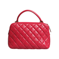 Luxour, Chanel Pink Seal Matelasse Chain CC Lamb Skin Leather Bag, 