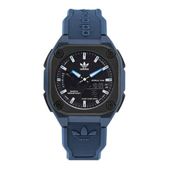 Luxour, Adidas Blue Silicone Watch, 