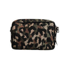Luxour, Dolce & Gabbana Multicolor Leopard Jacquard DG Logo Crossbody Bag, 