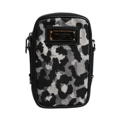 Luxour, Dolce & Gabbana Multicolor Camouflage Jacquard Logo Plaque Crossbody Bag, 