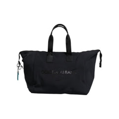 Luxour, Dolce & Gabbana Black Canvas DG Logo Print Shopping Hand Tote Bag, 