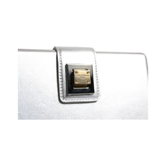 Luxour, Dolce & Gabbana Metallic Silver DG BOX Leather Shoulder Strap Bag, 