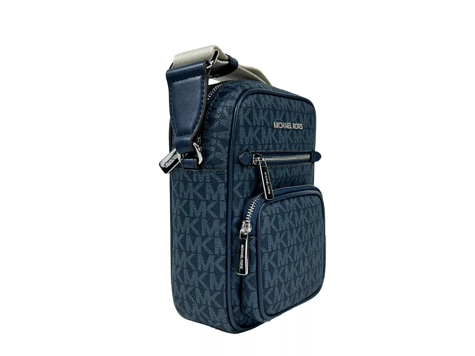 Luxour, Michael Kors North South Medium Crossbody Bag Navy Blue, 