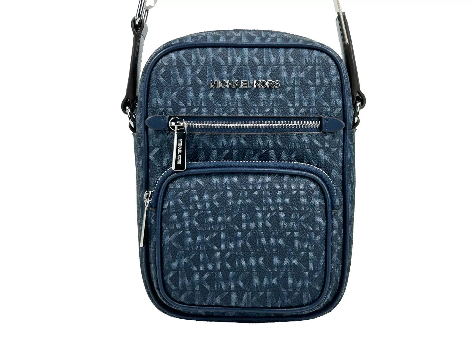 Luxour, Michael Kors North South Medium Crossbody Bag Navy Blue, 