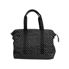 Luxour, Dolce & Gabbana Black PolkaDot Nylon Shoulder Baby Tote Diaper Bag, 