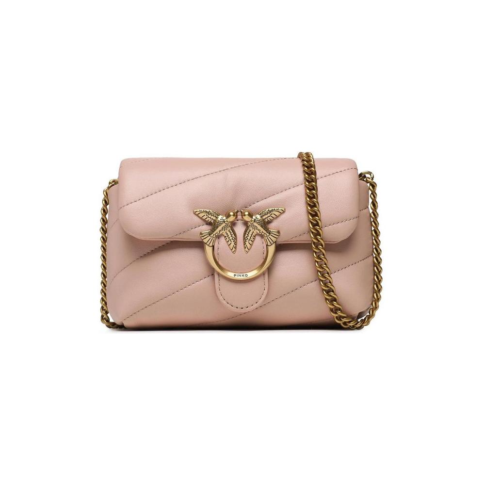 Luxour, PINKO Pink Leather Handbag, 