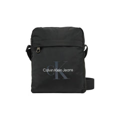 Luxour, Calvin Klein Jeans Black Recycled Polyester Messenger Bag, 