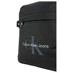 Luxour, Calvin Klein Jeans Black Recycled Polyester Messenger Bag, 