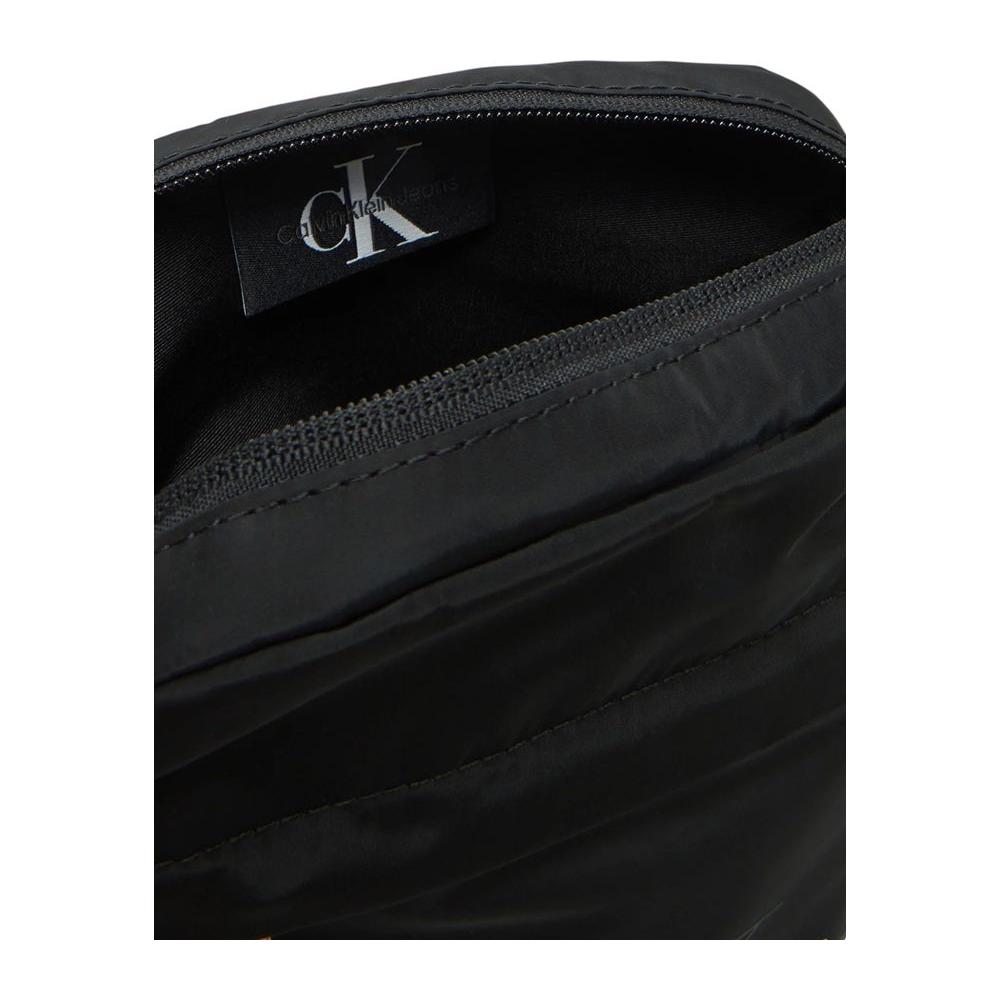 Luxour, Calvin Klein Jeans Black Recycled Polyester Messenger Bag, 