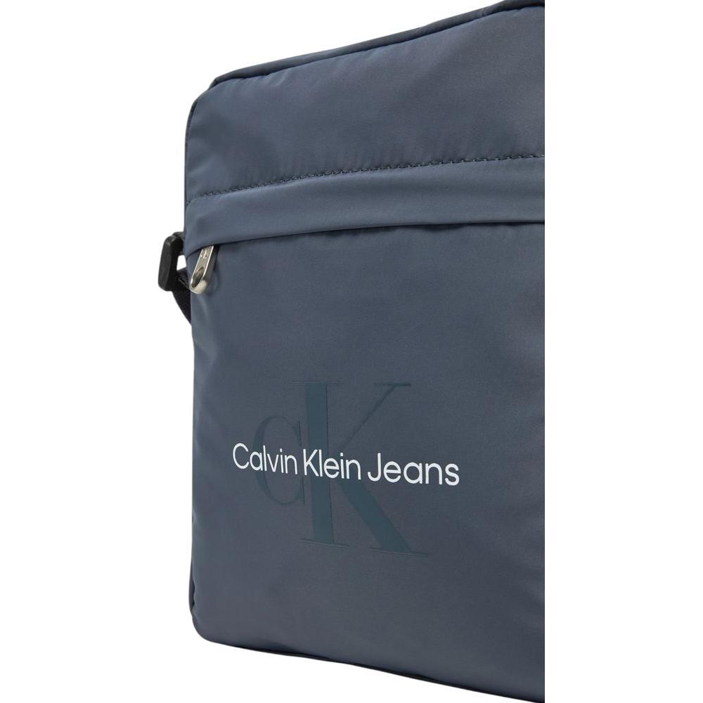 Luxour, Calvin Klein Jeans Blue Recycled Polyester Messenger Bag, 