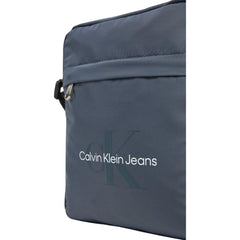 Luxour, Calvin Klein Jeans Blue Recycled Polyester Messenger Bag, 