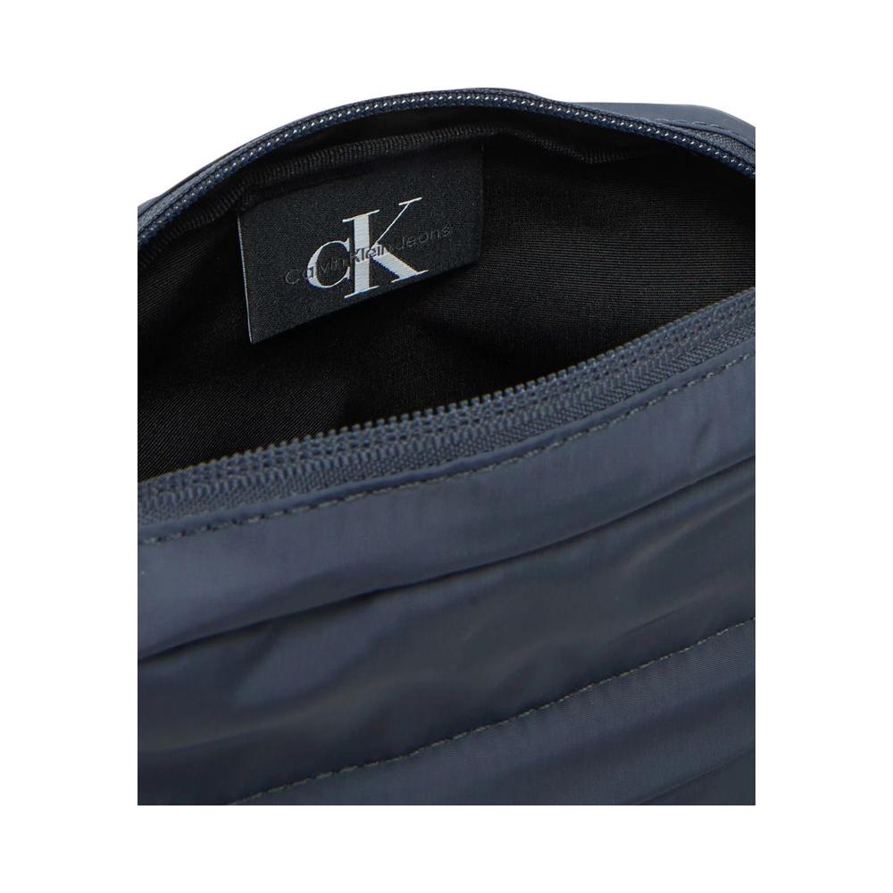 Luxour, Calvin Klein Jeans Blue Recycled Polyester Messenger Bag, 