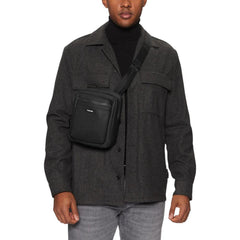 Luxour, Calvin Klein Black Polyethylene Messenger Bag, 