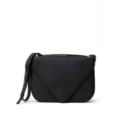 Luxour, Bottega Veneta Black Leather Shoulder Bag, 