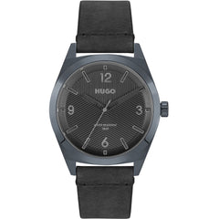 Luxour, Hugo Boss Black Leather Watch, 