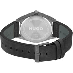 Luxour, Hugo Boss Black Leather Watch, 