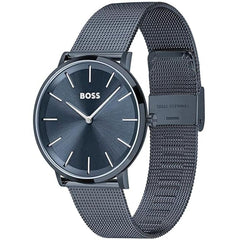 Luxour, Hugo Boss Blue Stainless Steel Watch, 