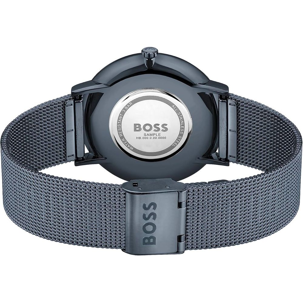 Luxour, Hugo Boss Blue Stainless Steel Watch, 
