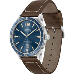 Luxour, Hugo Boss Brown Leather Watch, 