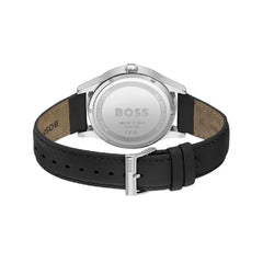 Luxour, Hugo Boss Black Leather Watch, 