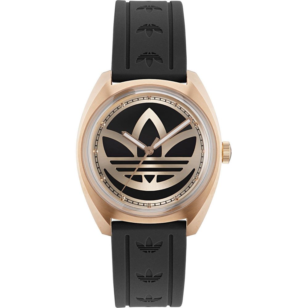 Luxour, Adidas Black Silicone Watch, 