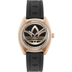 Luxour, Adidas Black Silicone Watch, 