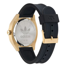 Luxour, Adidas Black Silicone Watch, 